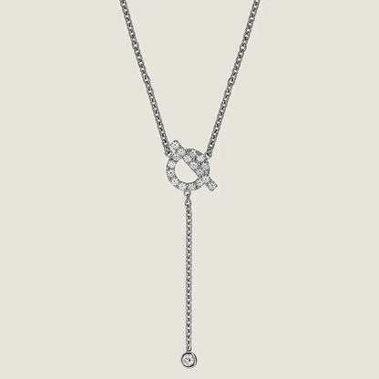 COLLIER DIANA FINESSE EN ARGENT ET DIAMANTS