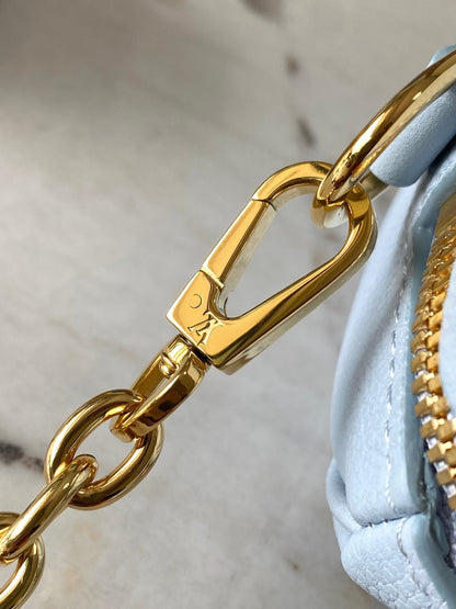 SPEEDY BANDOULI¨¨RE 20 IN BLUE HOUR MONOGRAM EMPREINTE LEATHER