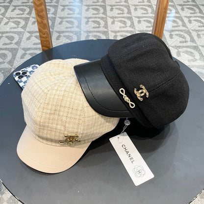 NEWSBOY CAP BLACK 430006
