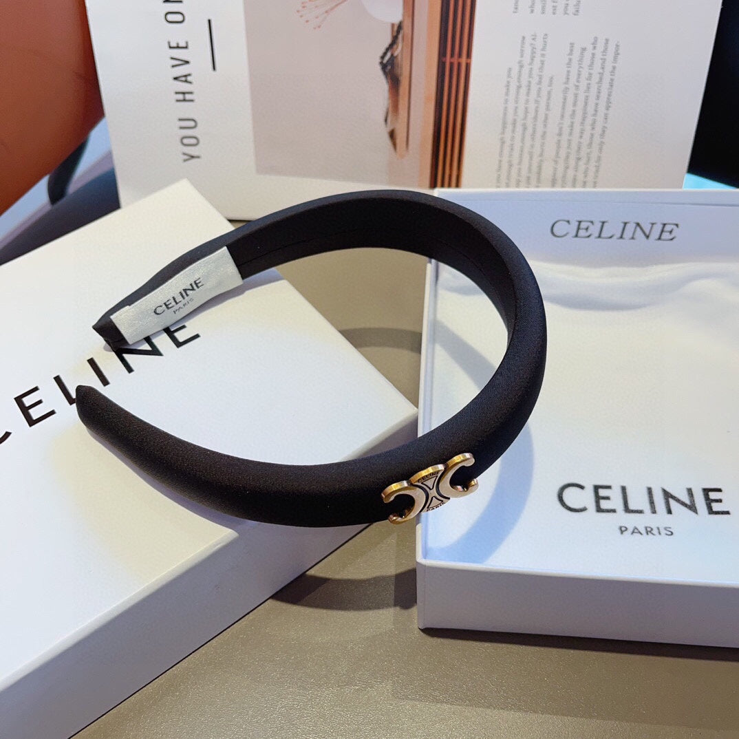 BLACK FABRIC HAIRBAND 432748