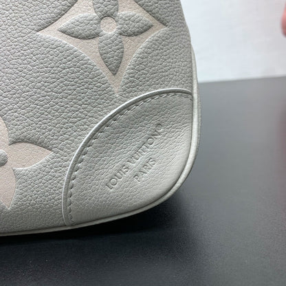 LV Boulogne Brume Gray Monogram Cowhide 205491