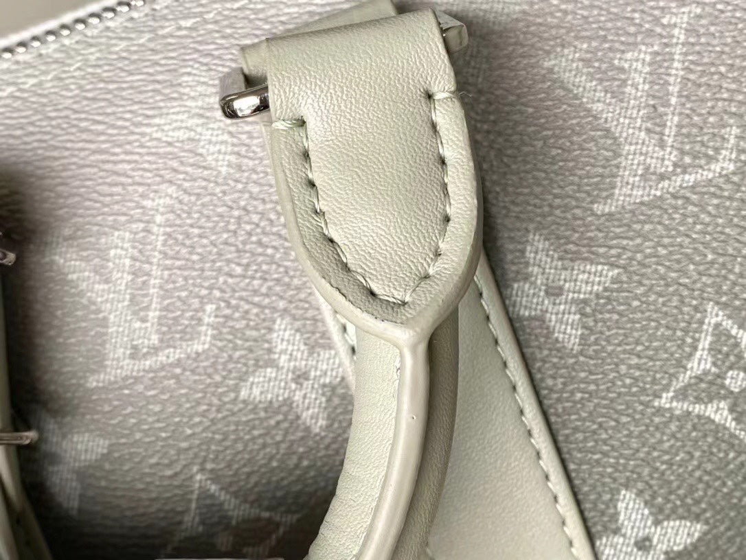 KEEPALL BANDOULI¨¨RE 25 IN GRAY MONOGRAM GRADIENT CANVAS