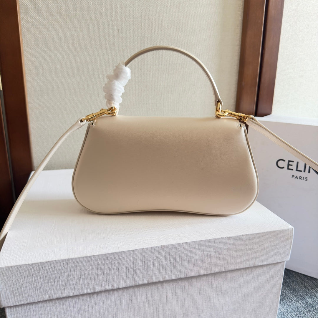 Celin Teen Lola 20 Cream Calfskin