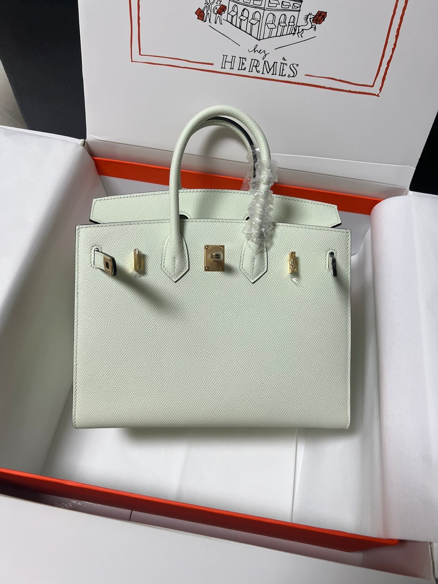 HM BIRKIN SELLIER VERT FIZZ EPSOM LEATHER GOLD HARDWARE