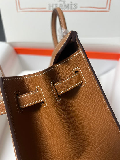 HM BIRKIN SELLIER GOLD EPSOM LEATHER GOLD HARDWARE