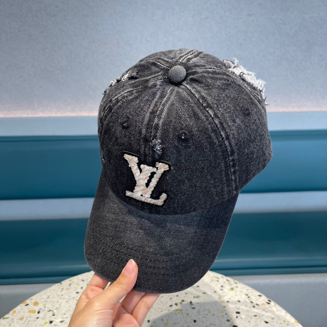 BASEBALL CAP IN BLACK DENIM 433087