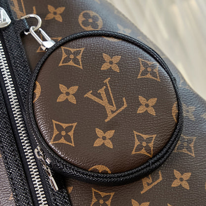 DUO CROSSBAG 42 IN BROWN MONOGRAM CANVAS