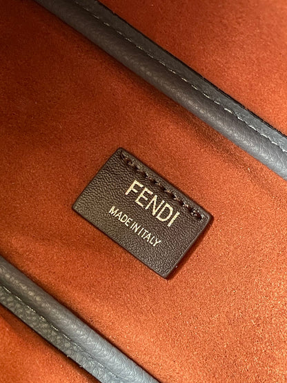 SIMPLY MINI 22 IN FIORD BLUE GRAINED CALFSKIN