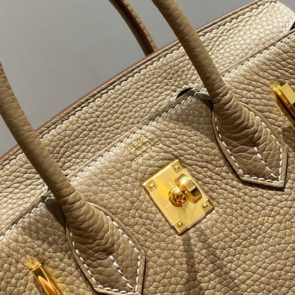 HM Birkin 20cm Etoupe Togo Leather Gold Hardware