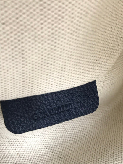 GOYA VILLETTE TOTE 45 IN NAVY BLUE GOYARDINE CANVAS