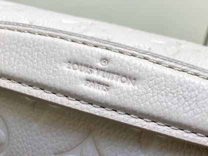 LV Pochette Metis 25cm White Monogram Empreinte Leather 331021