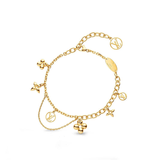 DIANA BLOOMING PINK GOLD MOP BRACELET