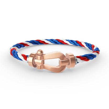 DIANA FORCE LARGE HORSESHOE NO DIAMOND BRACELET ROSE GOLD
